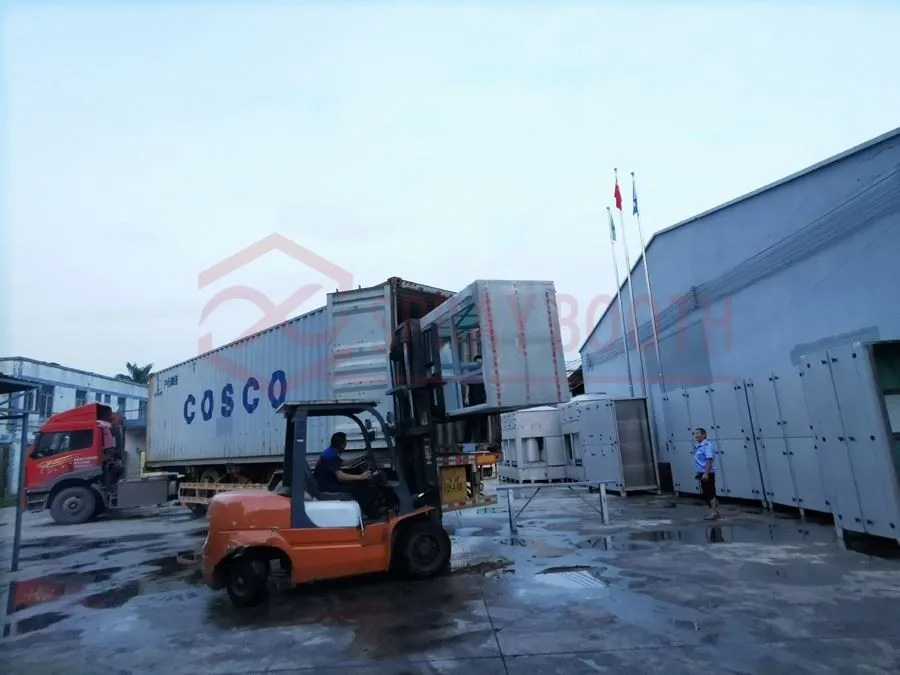 Bus Parts Repair Paint Booth To Perth Australia 1