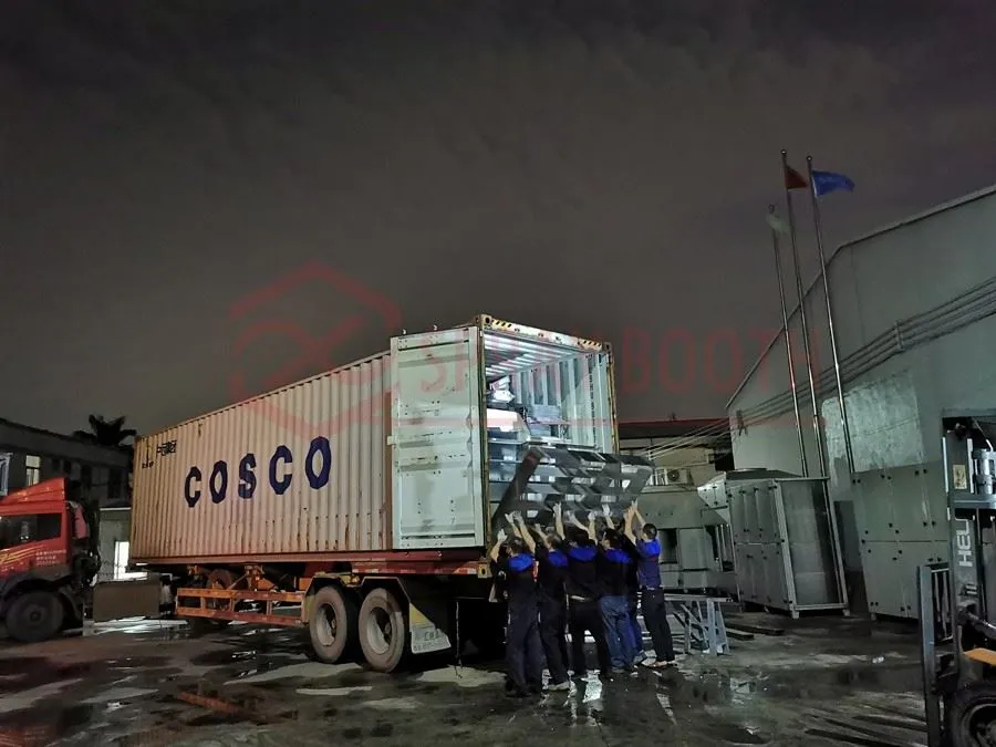 Bus Parts Repair Paint Booth To Perth Australia 4