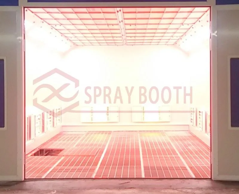 Side Draft Spray Booth for sport car jeep 4
