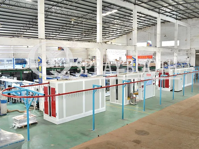 powder coating booth line with conveyor ovens for industrial use main powder coating booth line with conveyor ovens for industrial use main