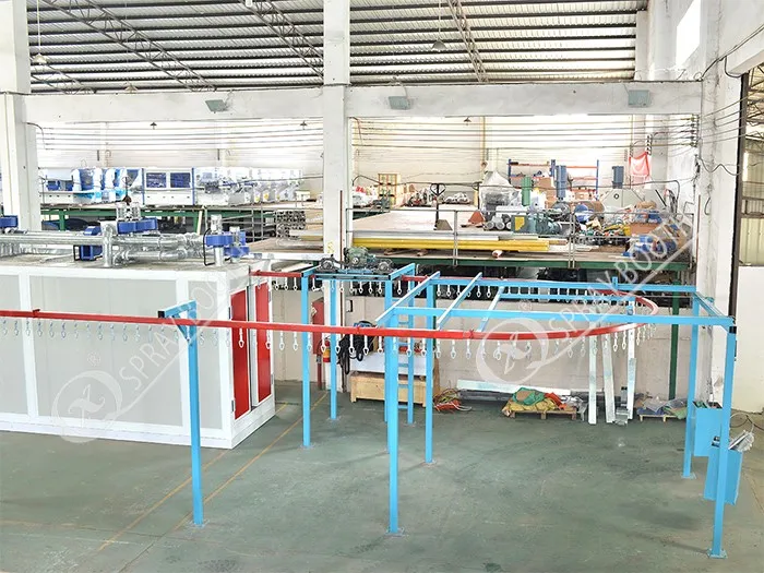 powder coating booth line with conveyor ovens for industrial use3 powder coating booth line with conveyor ovens for industrial use3