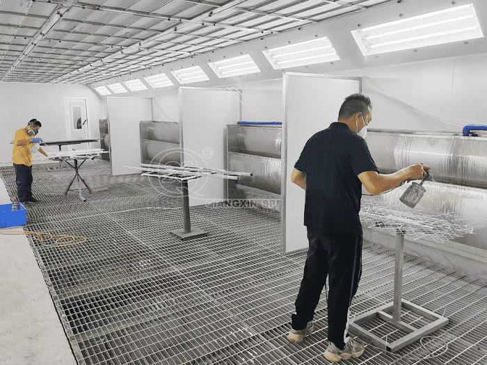 Industrial Paint Booth For Metal Manufacture price